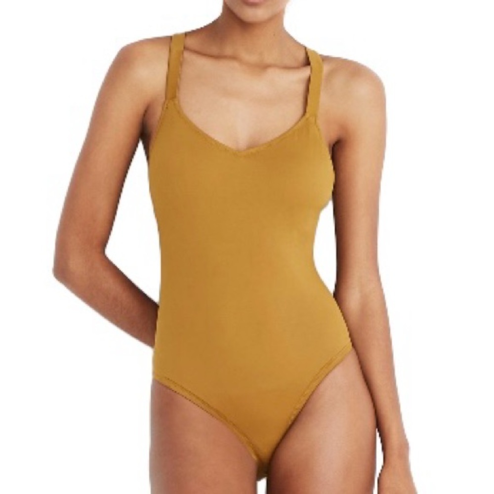 Madewell Second Wave Crisscross One-Piece Swimsuit